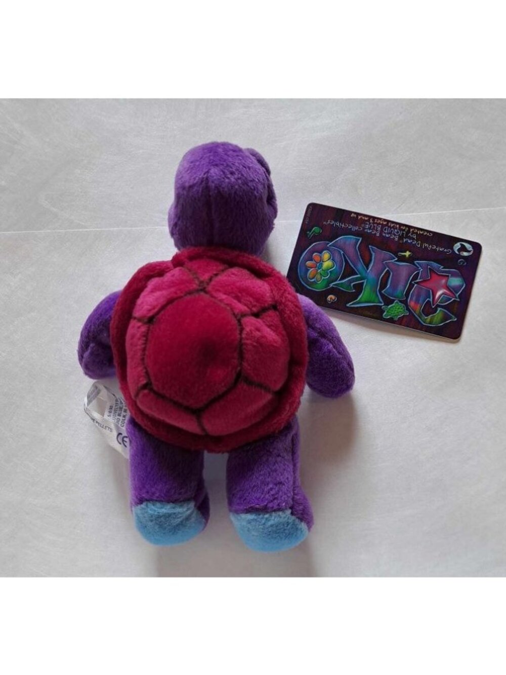 Grateful Dead Bean Beanie Bear Aiko Turtle Limited Edition Purple Plush Doll NWT - Picture 2 of 3